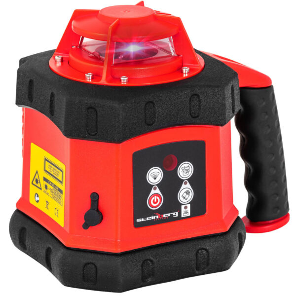 Laser obrotowy niwelator laserowy budowlany czerwony ±3 mm zasięg 300m 2 10030439 2
