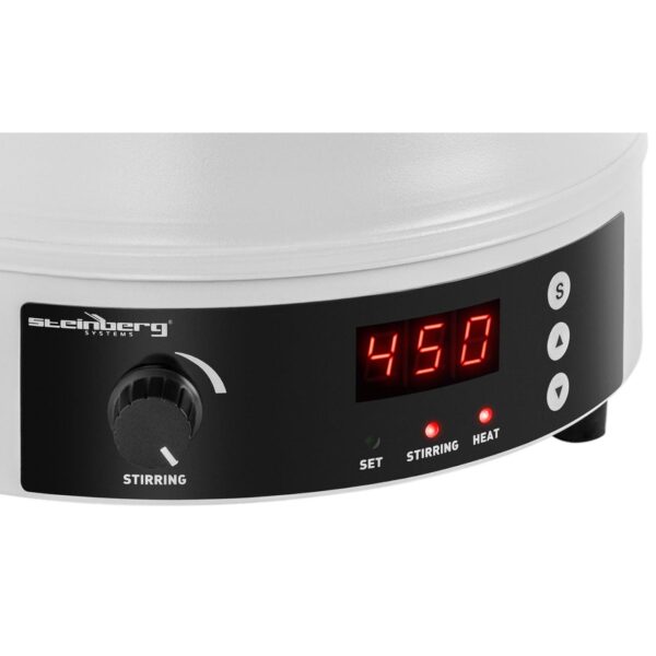 Płaszcz grzewczy laboratoryjny z mieszadłem magnetycznym + statyw 1600 obr./min 450deg C 3 10030447 3