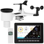 10030453 bezprzewodowa stacja meteorologiczna pogodowa solarna 7w1 lcd wifi 100m hurtownia sklep