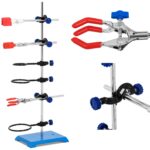 10030487 statyw stojak laboratoryjny z wyposazeniem 3 pierscienie 3 uchwyty hurtownia sklep
