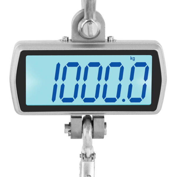 Waga hakowa wisząca magazynowa z pilotem duży wyświetlacz LCD do 1T 1000 / 0.5 kg 3 10030562 3