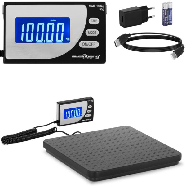10030567 waga przemyslowa paczkowa do 100 kg 01 g lcd usb hurtownia sklep dystrybutor