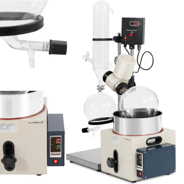 10030662 wyparka prozniowa rotacyjna do laboratorium 2 l 120 obr min 40 w ean 4062859013590 hurtownia zielona gora