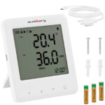 10030769 termohigrometr miernik temperatury wilgotnosci z czujnikiem co2 zakres 40 125 c 0 10000 ppm ean 4062859043719 hurtownia zielona gora