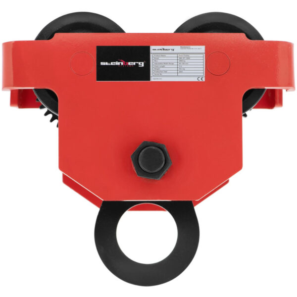 Wózek suwnicowy belkowy ręczny podwieszany z łańcuchem 90-150 mm 3000 kg 4 10030954 4