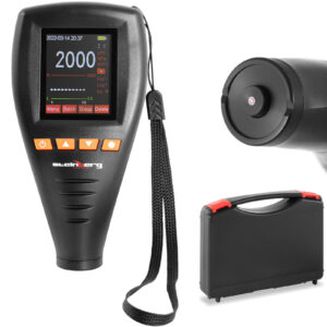 Miernik tester grubości warstw lakieru z analizą danych Bluetooth zakres 0-2000 µm + Walizka 6 Miernik tester grubości warstw lakieru z analizą danych Bluetooth zakres 0-2000 µm + Walizka - obrazek 1