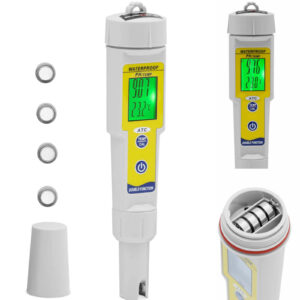 Kwasomierz miernik pH z termometrem LCD 0-14 pH 0-50 C 6 Kwasomierz miernik pH z termometrem LCD 0-14 pH 0-50 C - obrazek 1
