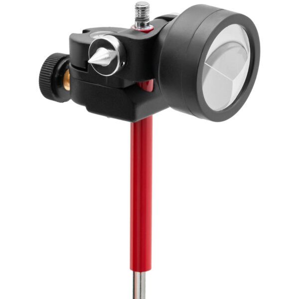 Mini pryzmat lustro dalmiercze geodezyjne z tyczką srebrna powłoka śr. 3,5 cm 1,26 m 2 10031027 2