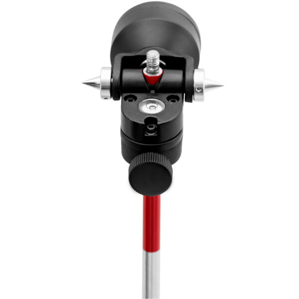 Mini pryzmat lustro dalmiercze geodezyjne z tyczką srebrna powłoka śr. 3,5 cm 1,26 m 3 10031027 3