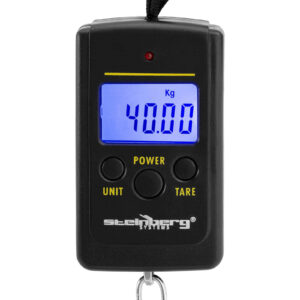 Waga hakowa wisząca bagażowa wędkarska z paskiem do 40 kg / 10 g 6 Waga hakowa wisząca bagażowa wędkarska z paskiem do 40 kg / 10 g - obrazek 3