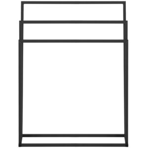 Stojak wieszak na 3 ręczniki wolnostojący podłogowy STAL 65 x 21.5 x 84 cm ciemnoszary 12 Stojak wieszak na 3 ręczniki wolnostojący podłogowy STAL 65 x 21.5 x 84 cm ciemnoszary - obrazek 6