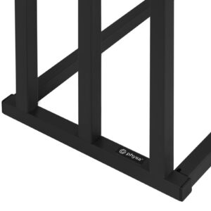 Stojak wieszak na 3 ręczniki wolnostojący podłogowy STAL 45 x 21.5 x 84 cm ciemnoszary 9 Stojak wieszak na 3 ręczniki wolnostojący podłogowy STAL 45 x 21.5 x 84 cm ciemnoszary - obrazek 3