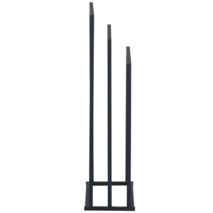 Stojak wieszak na 3 ręczniki wolnostojący podłogowy STAL 45 x 21.5 x 84 cm ciemnoszary 10 Stojak wieszak na 3 ręczniki wolnostojący podłogowy STAL 45 x 21.5 x 84 cm ciemnoszary - obrazek 4