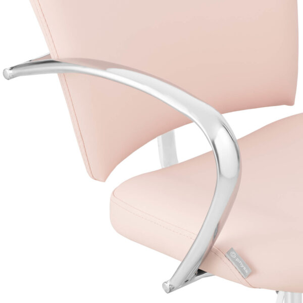 Krzesło fotel fryzjerski kosmetyczny obrotowy Chester Powder Pink różowy 3 10040500 3