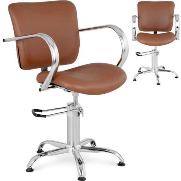 10040529 fotel krzeslo fryzjerskie barberskie kosmetyczne london brown brazowe ean 4062859079497 hurtownia sklep cena tanio