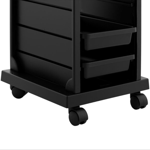 Wózek pomocnik fryzjerski do strzyżenia koloryzacji 4 szuflady półka 410 x 315 mm 2 10040535 2
