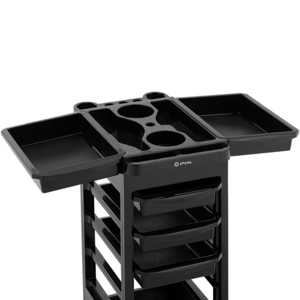 Wózek pomocnik fryzjerski do strzyżenia koloryzacji 5 szuflad półka 495 x 315 mm 2 10040537 2