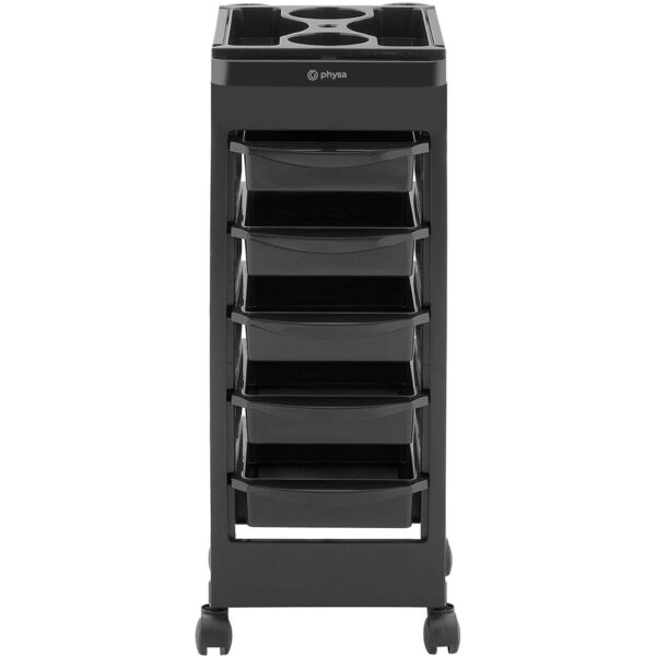 Wózek pomocnik fryzjerski do strzyżenia koloryzacji 5 szuflad półka 495 x 315 mm 6 10040537 6