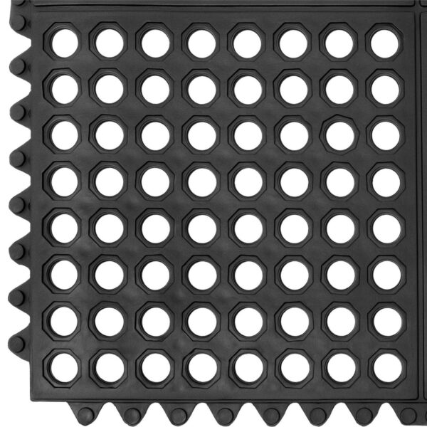 Mata wycieraczka gumowa antypoślizgowa ażurowa 92 x 92 x 0,5 cm 2 10050276 2