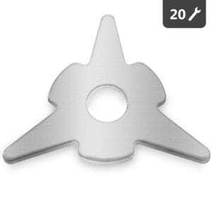 Trójkąt podkładka do prostowania wgnieceń blachy karoserii do spottera S-SPOTTER 3500 4000 4200 5000 MSW 20 szt. 3 Trójkąt podkładka do prostowania wgnieceń blachy karoserii do spottera S-SPOTTER 3500 4000 4200 5000 MSW 20 szt. - obrazek 2