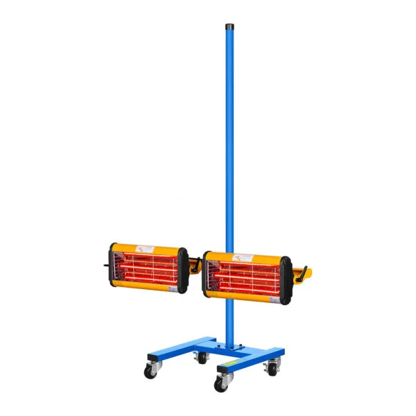 Promiennik ciepła podczerwieni lakierniczny do suszenia farb na statywie 2200W IR-DRYER2000.2 5 10060344 5