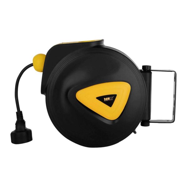 Zwijacz automatyczny bęben naścienny kablowy z przedłużaczem gniazdo AC230V / 10A / 50Hz dł. 21.5m 2 10060680 2