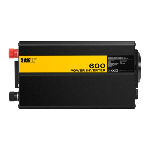 Przetwornica napięcia samochodowa do akumulatora 600W + Adapter do gniazdka zapalniczki 2 10060772 2