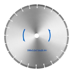 Tarcza do piły tarczowej do cięcia kamienia z diamentowym ostrzem śr. 350/25.4mm - obrazek 2