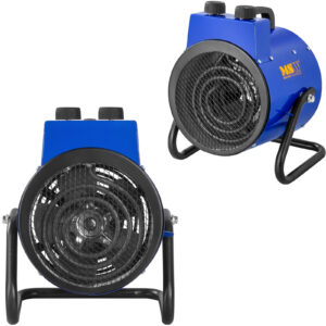 Nagrzewnica dmuchawa budowlana do suszenia ścian tynku okrągła 230V 2000W 4 Nagrzewnica dmuchawa budowlana do suszenia ścian tynku okrągła 230V 2000W - obrazek 1