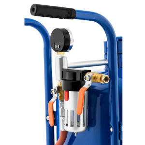 Piaskarka syfonowa mobilna z regulacją ciśnienia 60-125 psi 40 l 11 Piaskarka syfonowa mobilna z regulacją ciśnienia 60-125 psi 40 l - obrazek 4