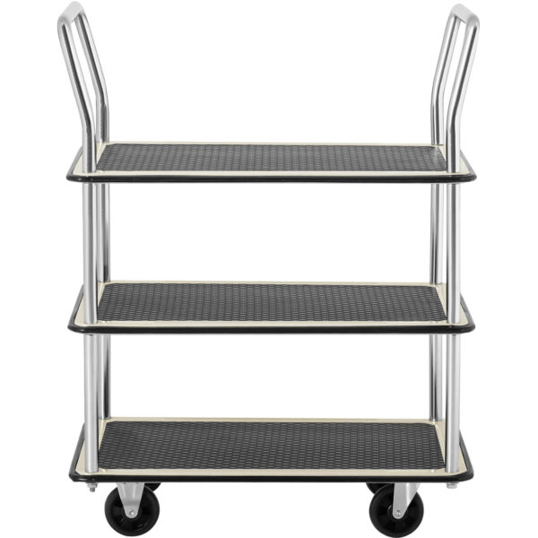 Wózek półkowy transportowy z uchwytami 3 półki do 150 kg 72 x 43 cm 5 10061353 5