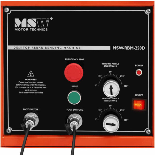 Giętarka zaginarka do prętów strzemion elektryczna 2 pedały nożne 25 mm 180 stopni 2 10061746 2