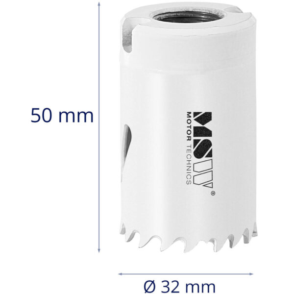 Otwornica bimetalowa wiertło do metalu drewna tworzyw sztucznych śr. 32 mm 3 10061792 3