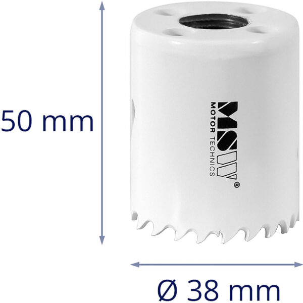 Otwornica bimetalowa wiertło do metalu drewna tworzyw sztucznych śr. 38 mm 3 10061794 3