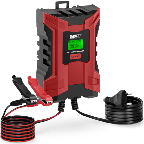 Prostownik samochodowy automatyczny z funkcja pamięci LCD 105 W 6/12 V 2/6 A 1 10061908 1