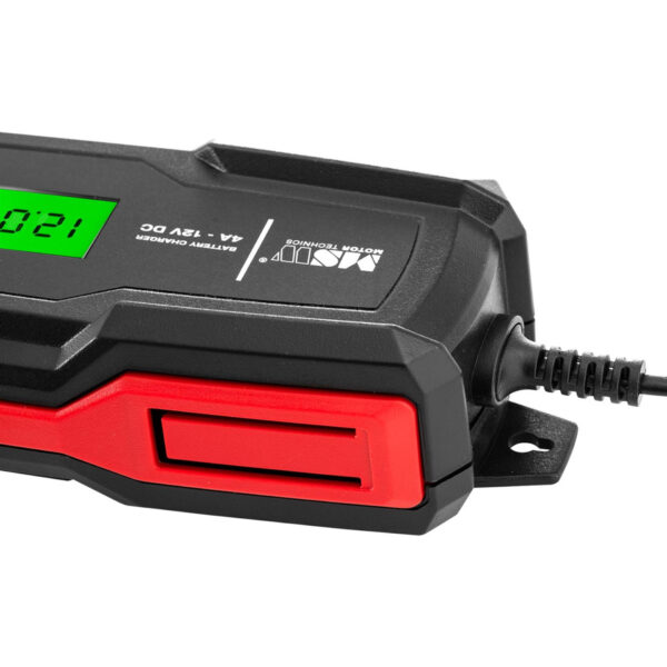 Prostownik samochodowy automatyczny do ładowania akumulatorów LCD 70 W 12 V 4 A 3 10061922 3