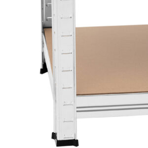 Regał magazynowy metalowy 5 półek 875 kg 90 x 30 x 180 cm szary 2 szt. - obrazek 4