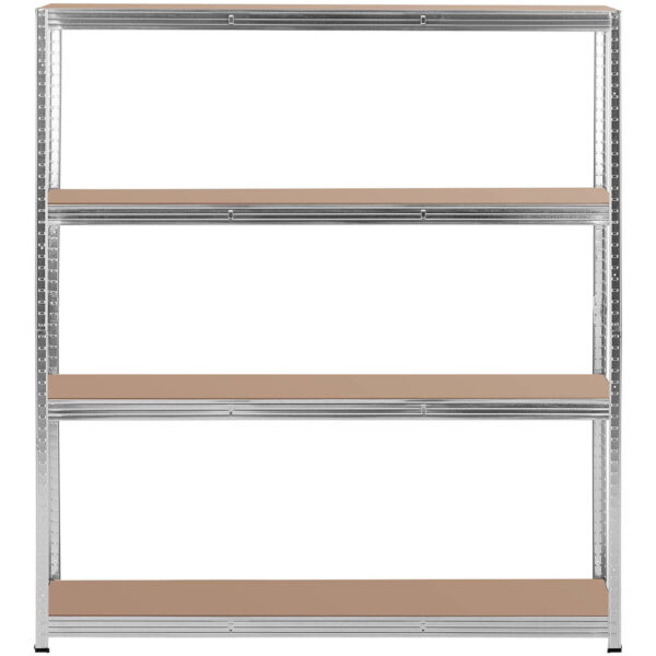 Regał magazynowy metalowy 4 półki 600 kg 160 x 40 x 180 cm szary 4 10061987 4