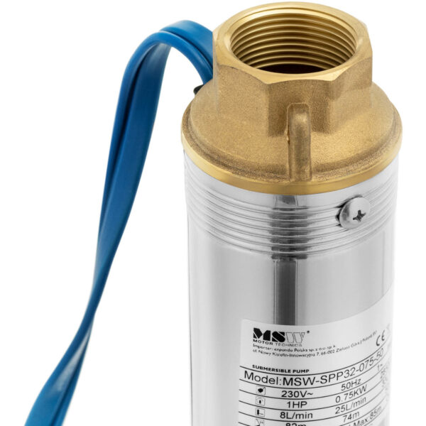 Pompa głębinowa do studni głębinowej STAL 1000 W 3800 l/h do 85 m 2 10062052 2
