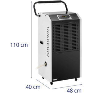 Osuszacz powietrza pochłaniacz wilgoci przemysłowy z uchwytem 1300 W 1129 m3/h do 100 m2 13 Osuszacz powietrza pochłaniacz wilgoci przemysłowy z uchwytem 1300 W 1129 m3/h do 100 m2 - obrazek 7