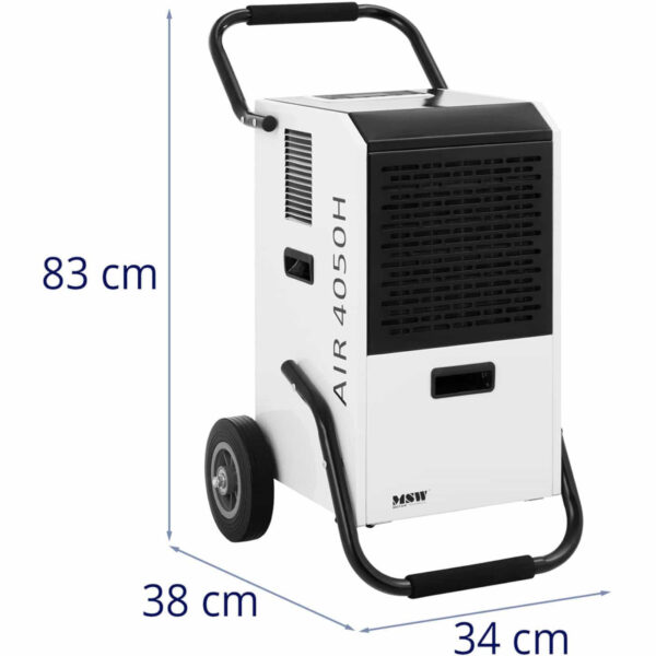 Osuszacz powietrza pochłaniacz wilgoci przemysłowy budowlany 860 W 628 m3/h do 65 m2 6 10062140 6