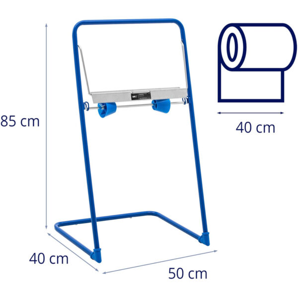 Stojak podajnik na czyściwo przemysłowe podłogowy szer. 40 cm śr. 50 cm do 10 kg 5 10062256 5