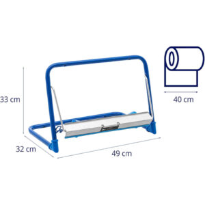 Wieszak uchwyt na czyściwo przemysłowe ścienny szer. 40 cm śr. 50 cm do 5 kg 9 Wieszak uchwyt na czyściwo przemysłowe ścienny szer. 40 cm śr. 50 cm do 5 kg - obrazek 5