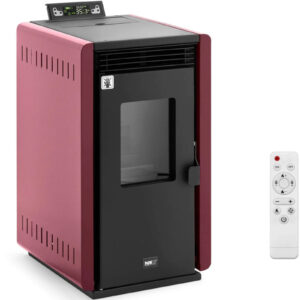 Piec piecyk kominek na pellet wolnostojący z pilotem 50-150 m3 6000 W 6 Piec piecyk kominek na pellet wolnostojący z pilotem 50-150 m3 6000 W - obrazek 2