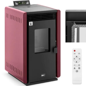 Piec piecyk kominek na pellet wolnostojący z pilotem 50-150 m3 6000 W 5 Piec piecyk kominek na pellet wolnostojący z pilotem 50-150 m3 6000 W - obrazek 1