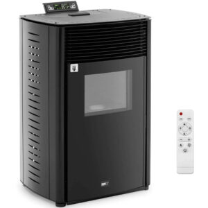 Piec piecyk kominek na pellet wolnostojący z pilotem 50-325 m3 13000 W - obrazek 2