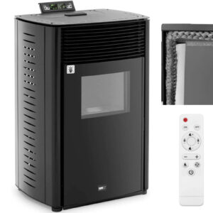 Piec piecyk kominek na pellet wolnostojący z pilotem 50-325 m3 13000 W - obrazek 1