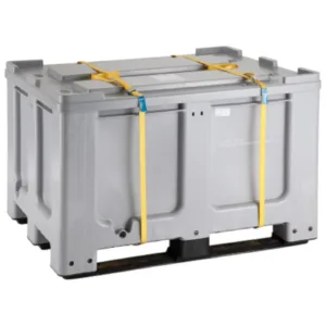 Skrzyniopaleta skrzynia kontener 610L z paletą i pokrywą 120x100x76 cm UN ADR 5 Skrzyniopaleta skrzynia kontener 610L z paletą i pokrywą 120x100x76 cm UN ADR - obrazek 1