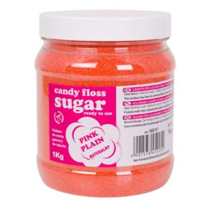 Kolorowy cukier do waty cukrowej różowy naturalny smak waty cukrowej 1kg 4 Kolorowy cukier do waty cukrowej różowy naturalny smak waty cukrowej 1kg - obrazek 1