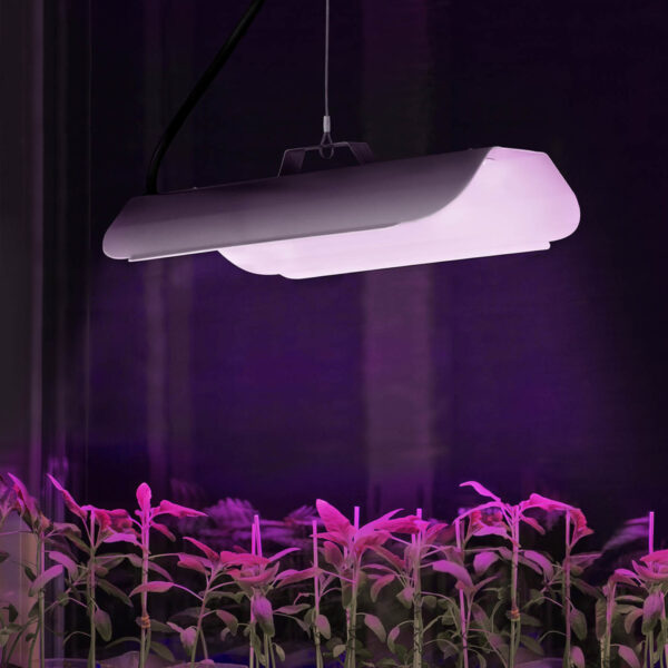 Lampa do wzrostu uprawy roślin pełne spektrum 25 x 12 cm 68 LED 50 W srebrna 4 10090203 4